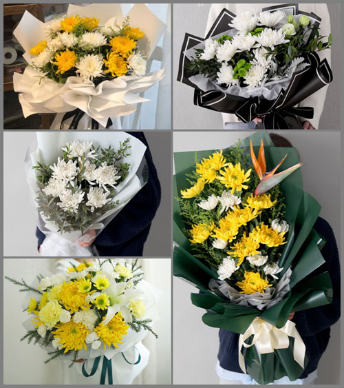 山东济宁曲阜市时庄街道后代村白事花束代送
